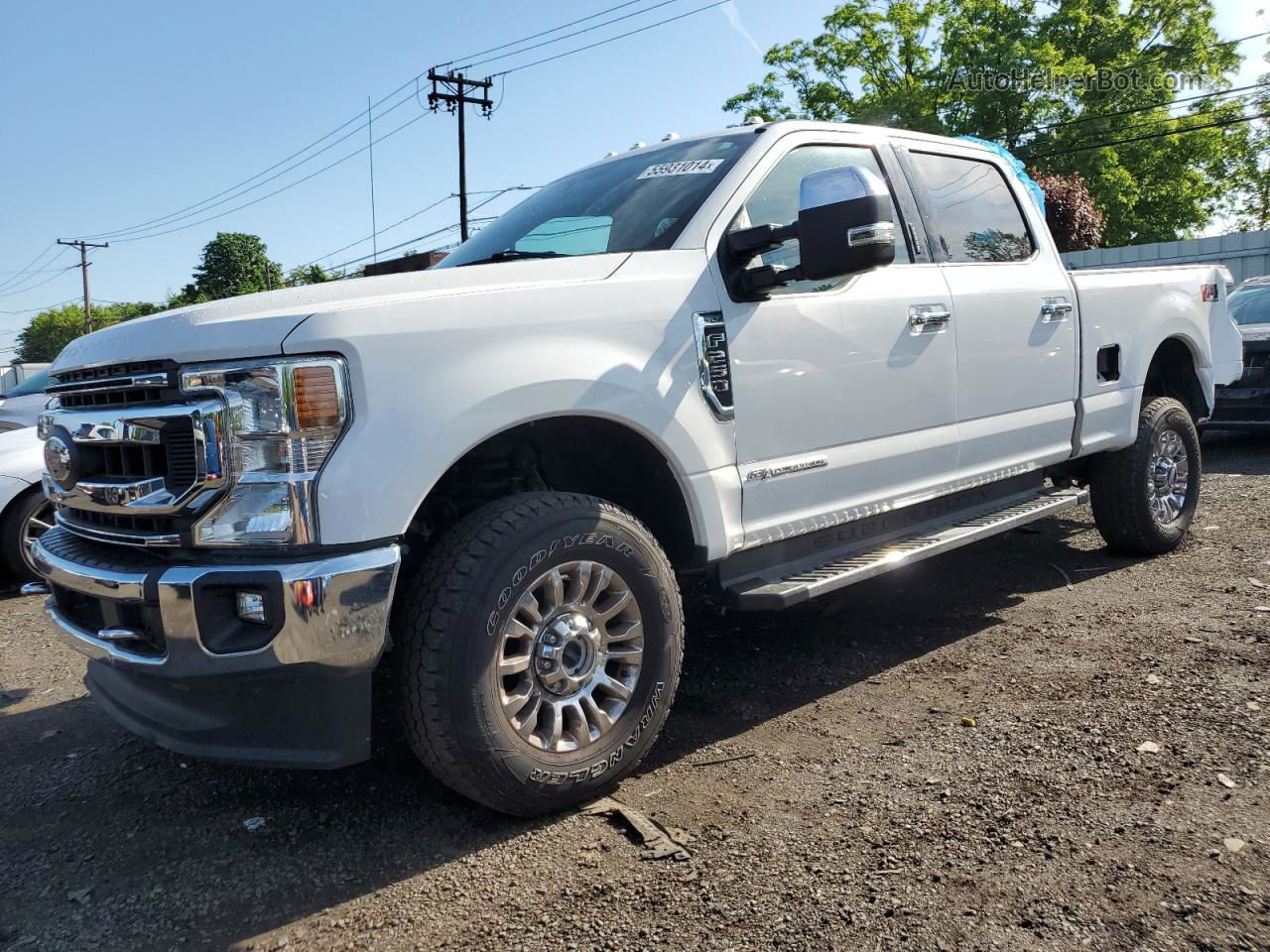 2020 Ford F250 Super Duty White vin: 1FT7W2BT5LED75728