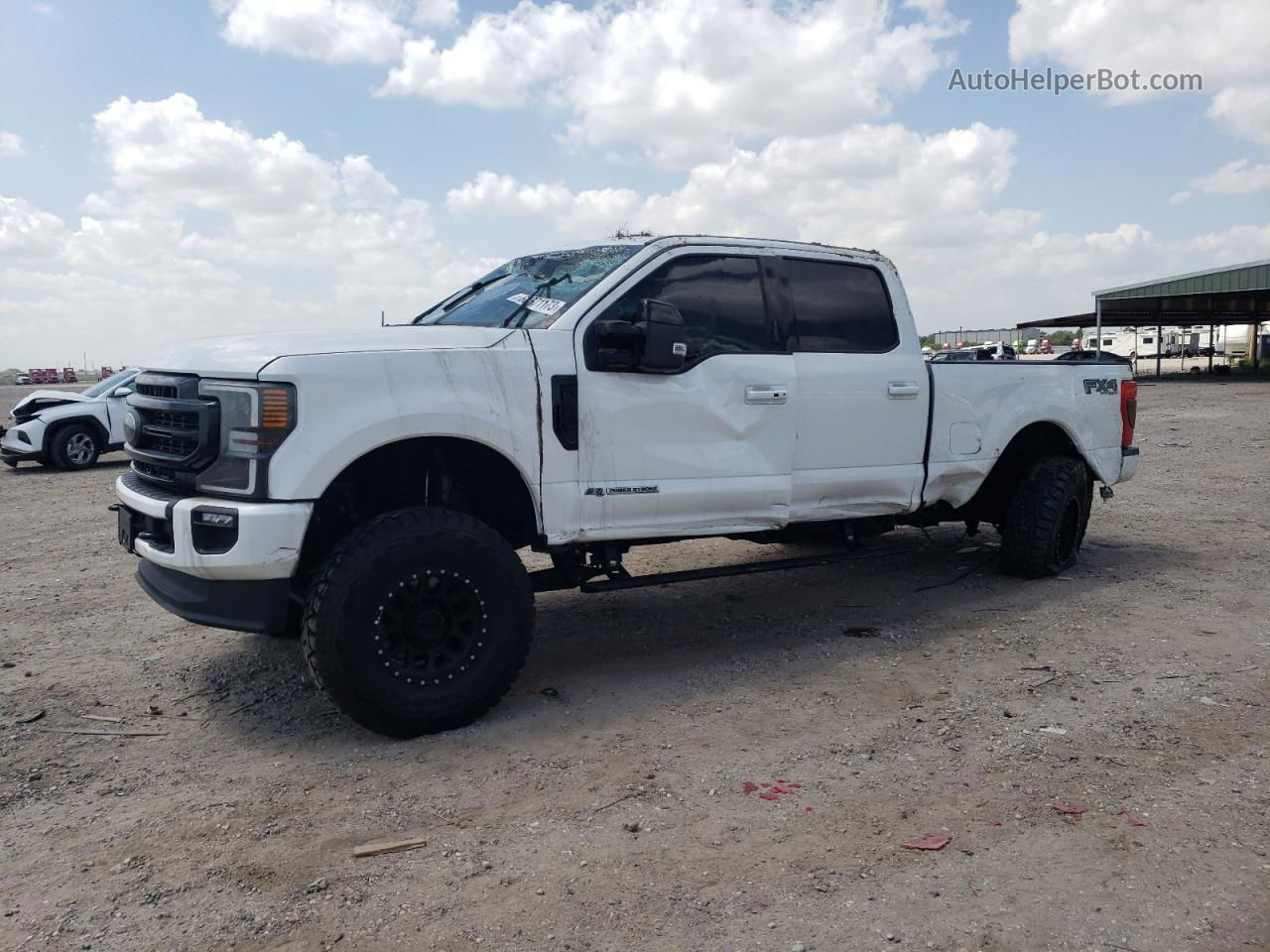 2020 Ford F250 Super Duty White vin: 1FT7W2BT5LED83781