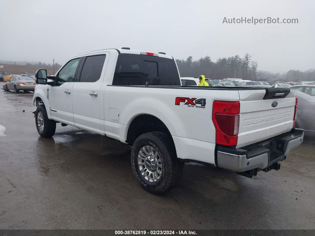 2020 Ford F-250 Xlt White vin: 1FT7W2BT5LEE02278