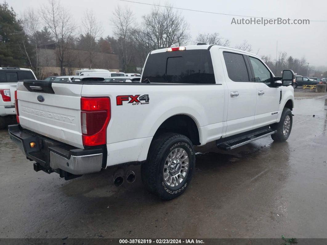 2020 Ford F-250 Xlt White vin: 1FT7W2BT5LEE02278