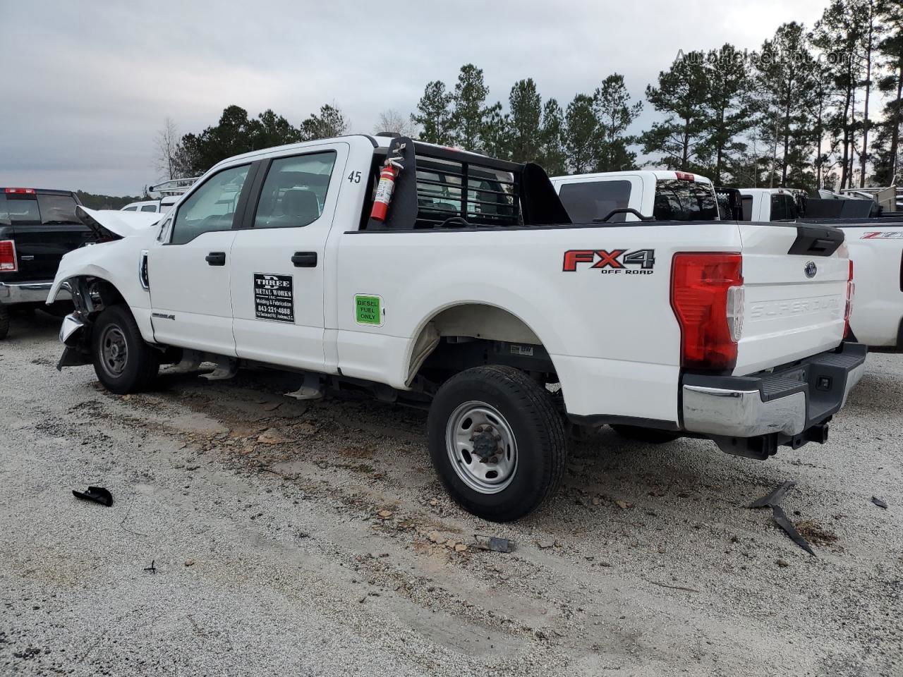 2020 Ford F250 Super Duty White vin: 1FT7W2BT5LEE81712