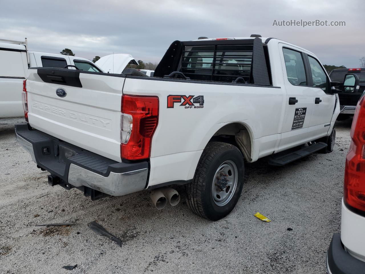 2020 Ford F250 Super Duty White vin: 1FT7W2BT5LEE81712