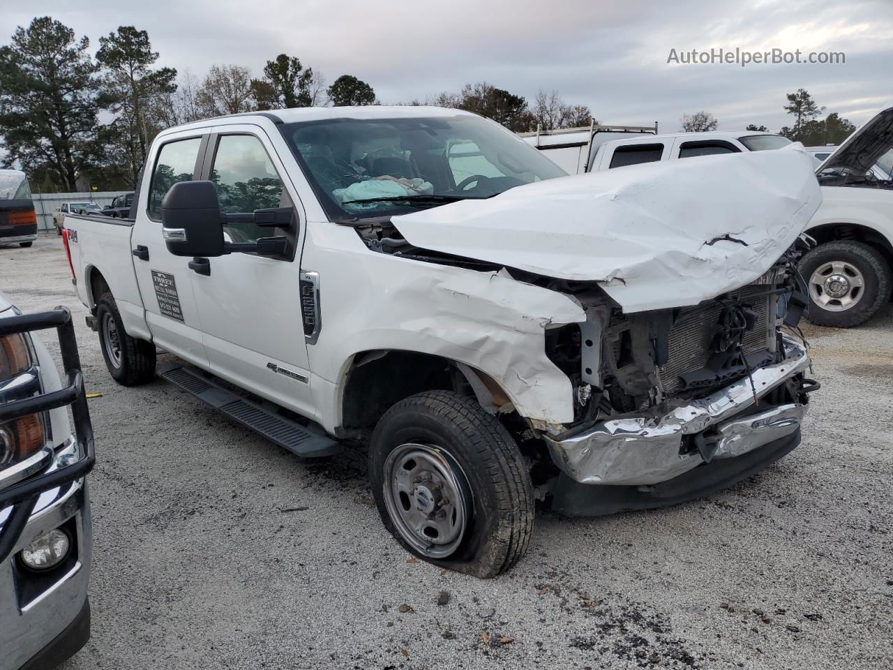 2020 Ford F250 Super Duty White vin: 1FT7W2BT5LEE81712