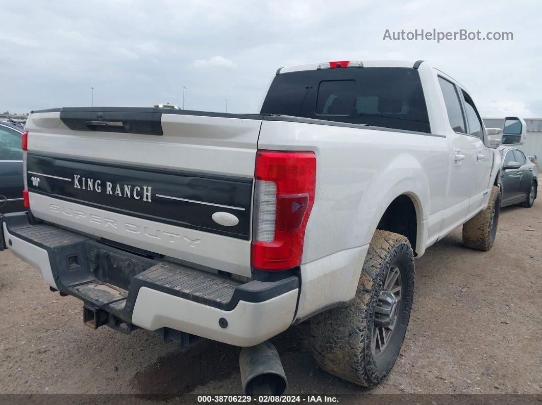 2018 Ford F-250 King Ranch White vin: 1FT7W2BT6JEB07395