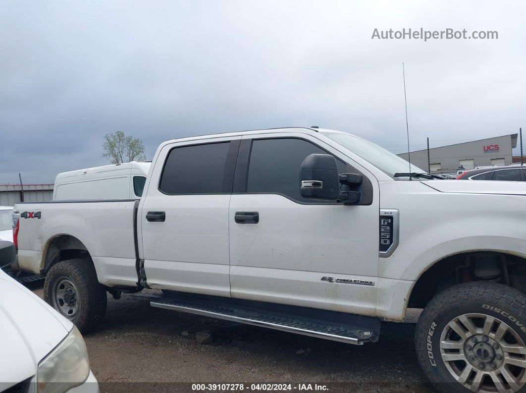 2018 Ford F-250 Xlt White vin: 1FT7W2BT6JEC45048