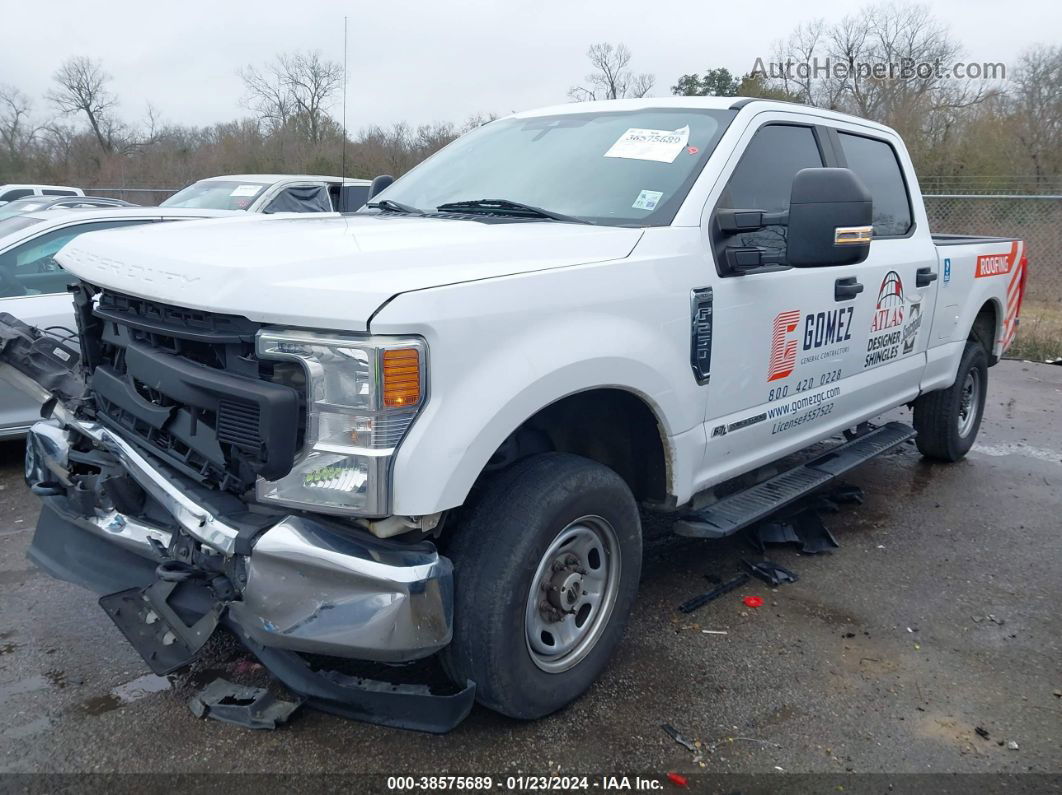 2020 Ford F-250 Xl White vin: 1FT7W2BT6LEC09041