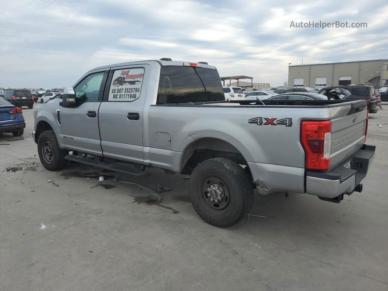 2020 Ford F250 Super Duty Silver vin: 1FT7W2BT6LED04621