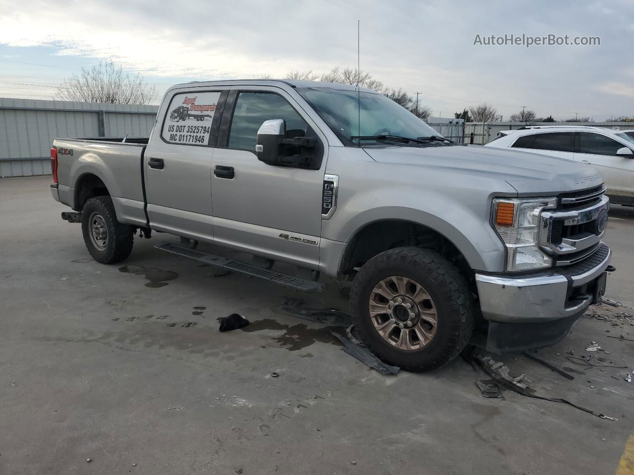 2020 Ford F250 Super Duty Silver vin: 1FT7W2BT6LED04621