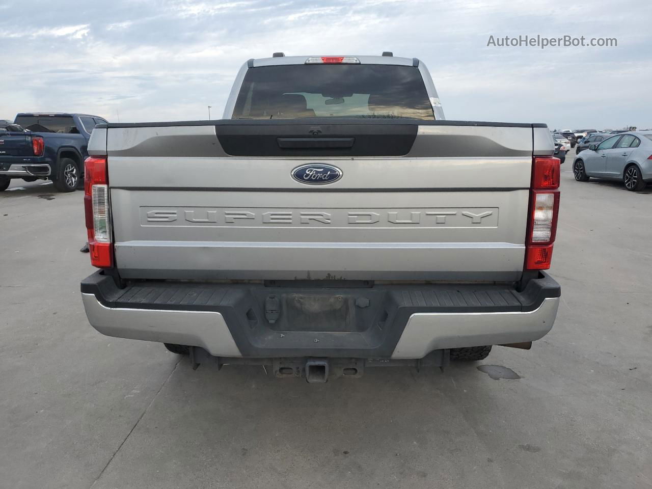 2020 Ford F250 Super Duty Silver vin: 1FT7W2BT6LED04621