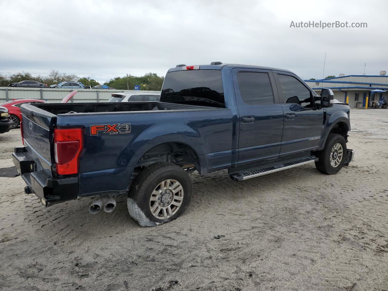 2020 Ford F250 Super Duty Blue vin: 1FT7W2BT6LEE93139