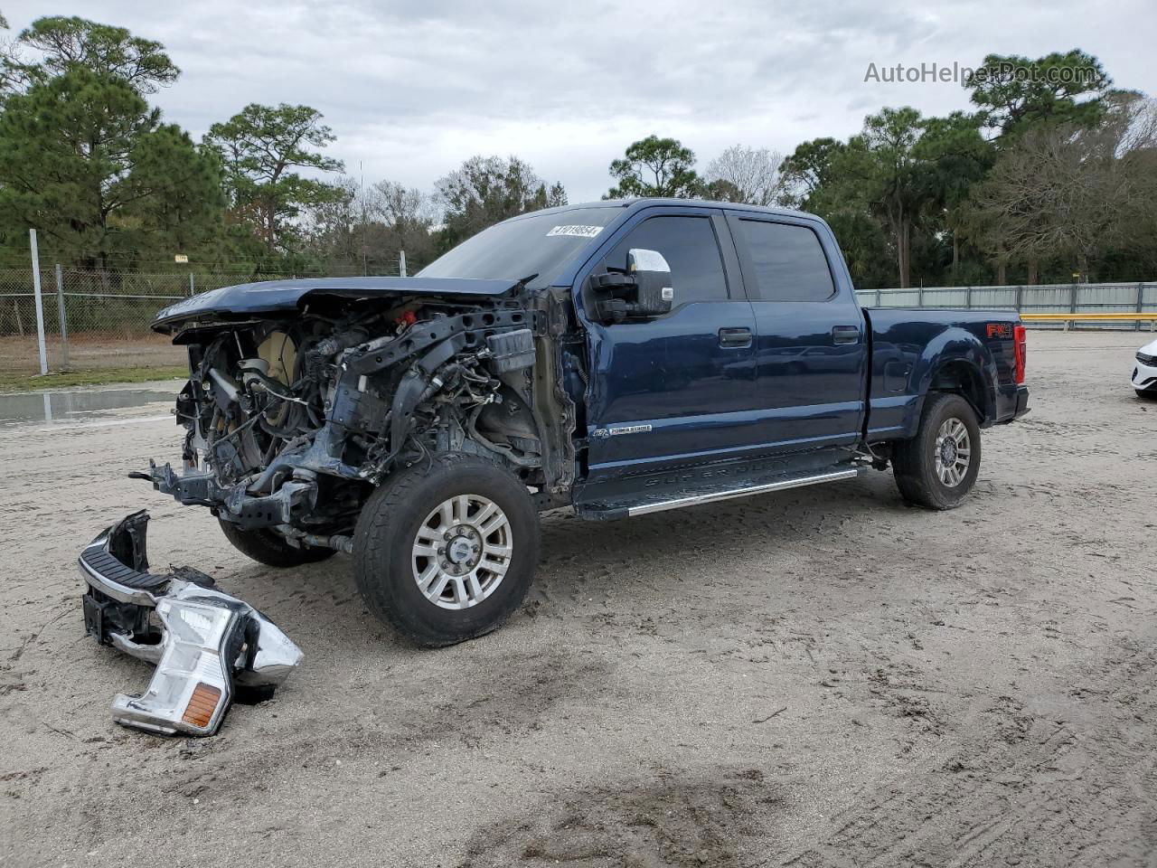 2020 Ford F250 Super Duty Blue vin: 1FT7W2BT6LEE93139