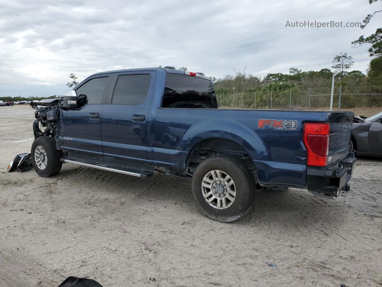 2020 Ford F250 Super Duty Blue vin: 1FT7W2BT6LEE93139