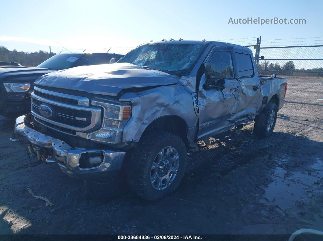 2020 Ford F-250 Lariat Серебряный vin: 1FT7W2BT7LED18818