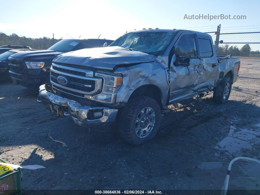 2020 Ford F-250 Lariat Серебряный vin: 1FT7W2BT7LED18818