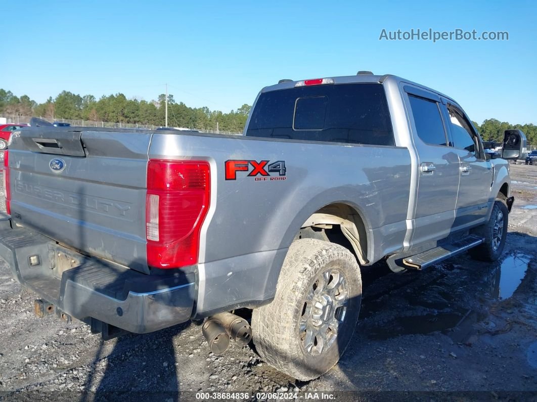 2020 Ford F-250 Lariat Silver vin: 1FT7W2BT7LED18818