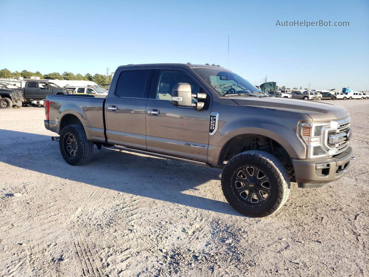 2020 Ford F250 Super Duty Коричневый vin: 1FT7W2BT7LED58686