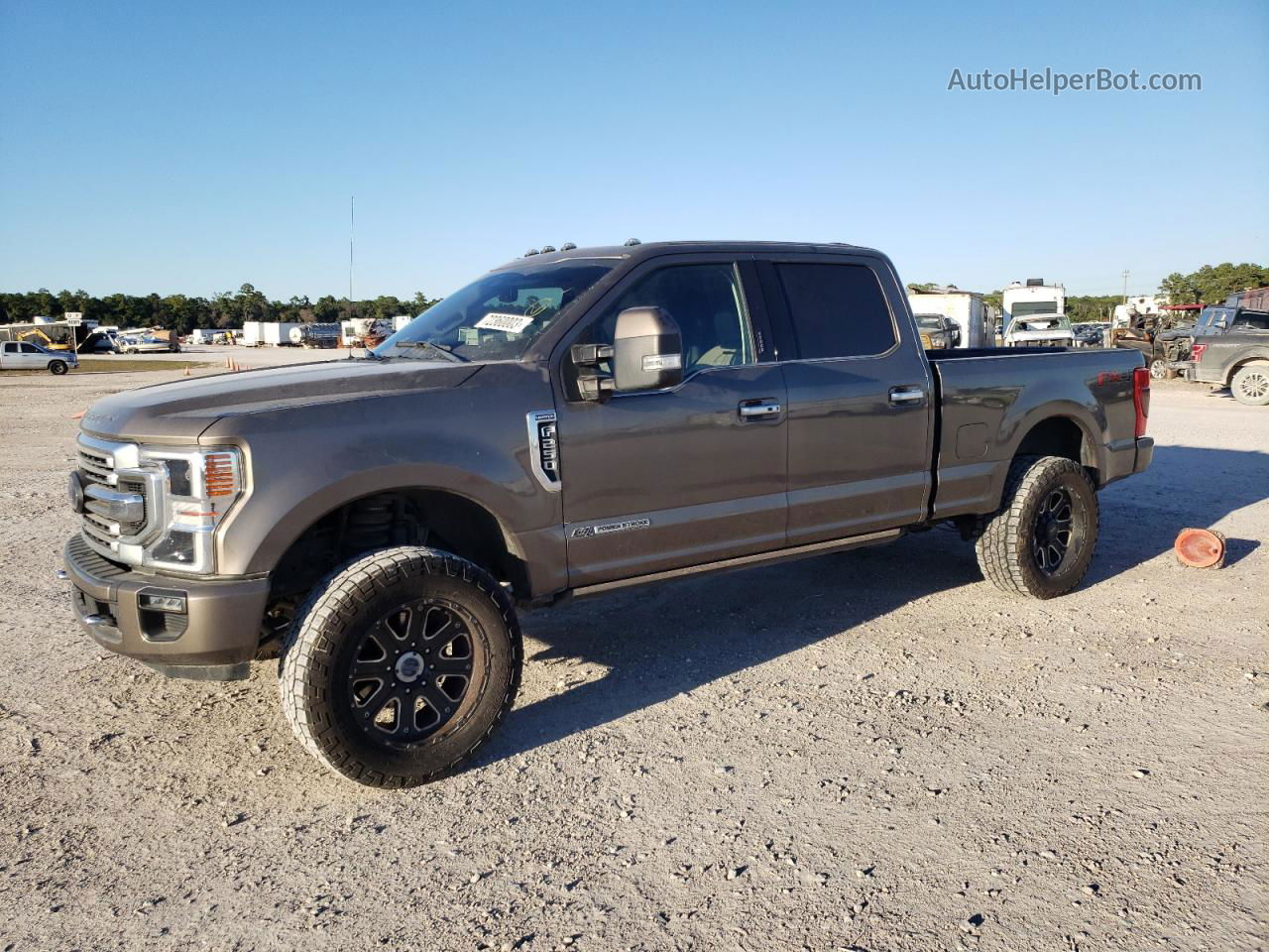 2020 Ford F250 Super Duty Коричневый vin: 1FT7W2BT7LED58686