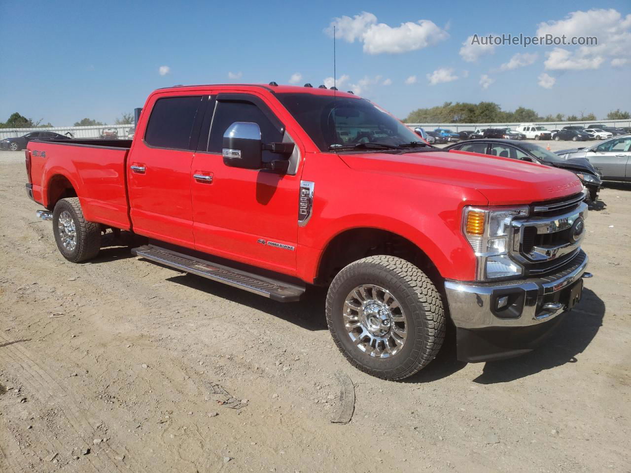 2020 Ford F250 Super Duty Red vin: 1FT7W2BT7LEE17512