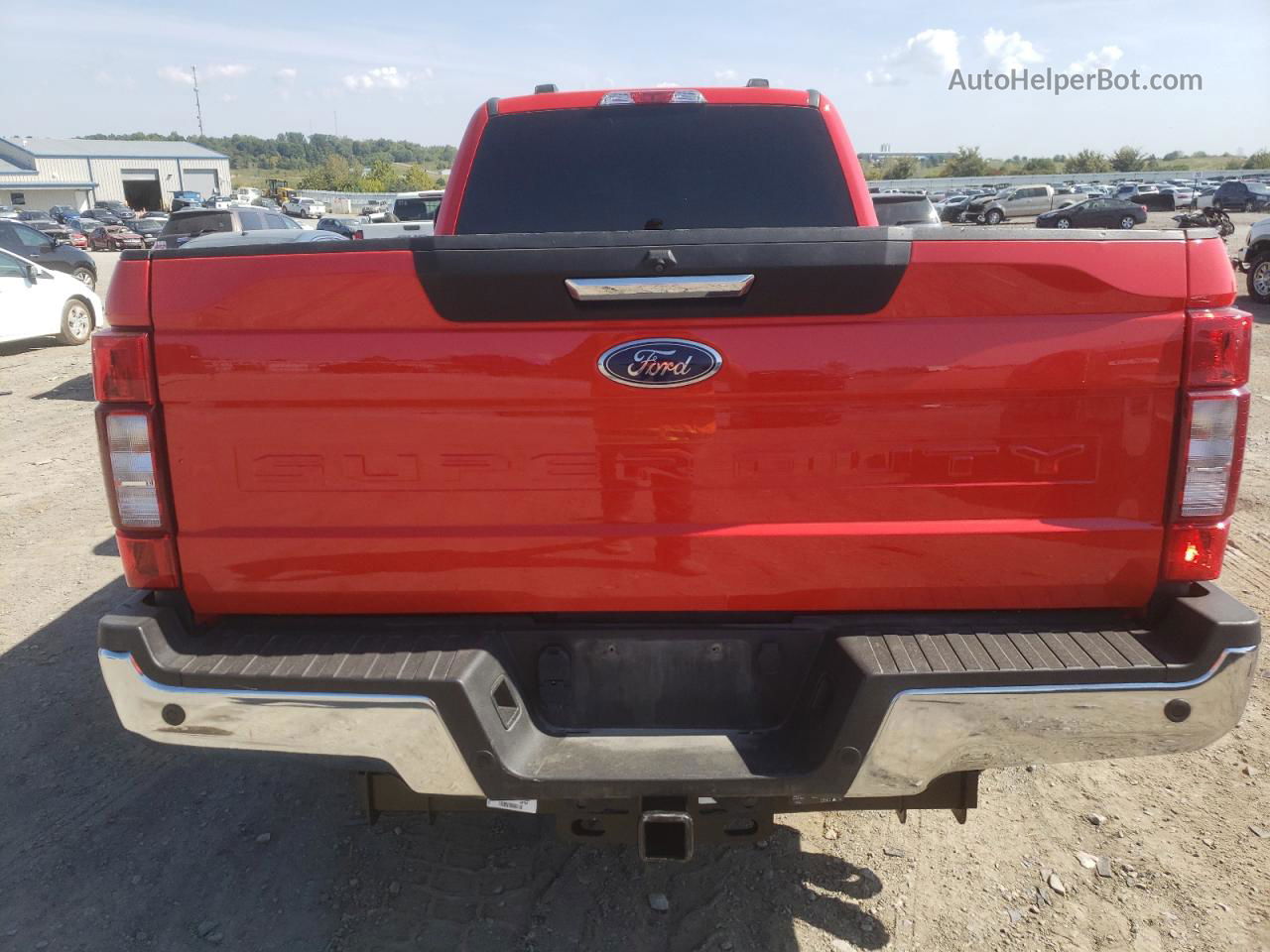 2020 Ford F250 Super Duty Red vin: 1FT7W2BT7LEE17512