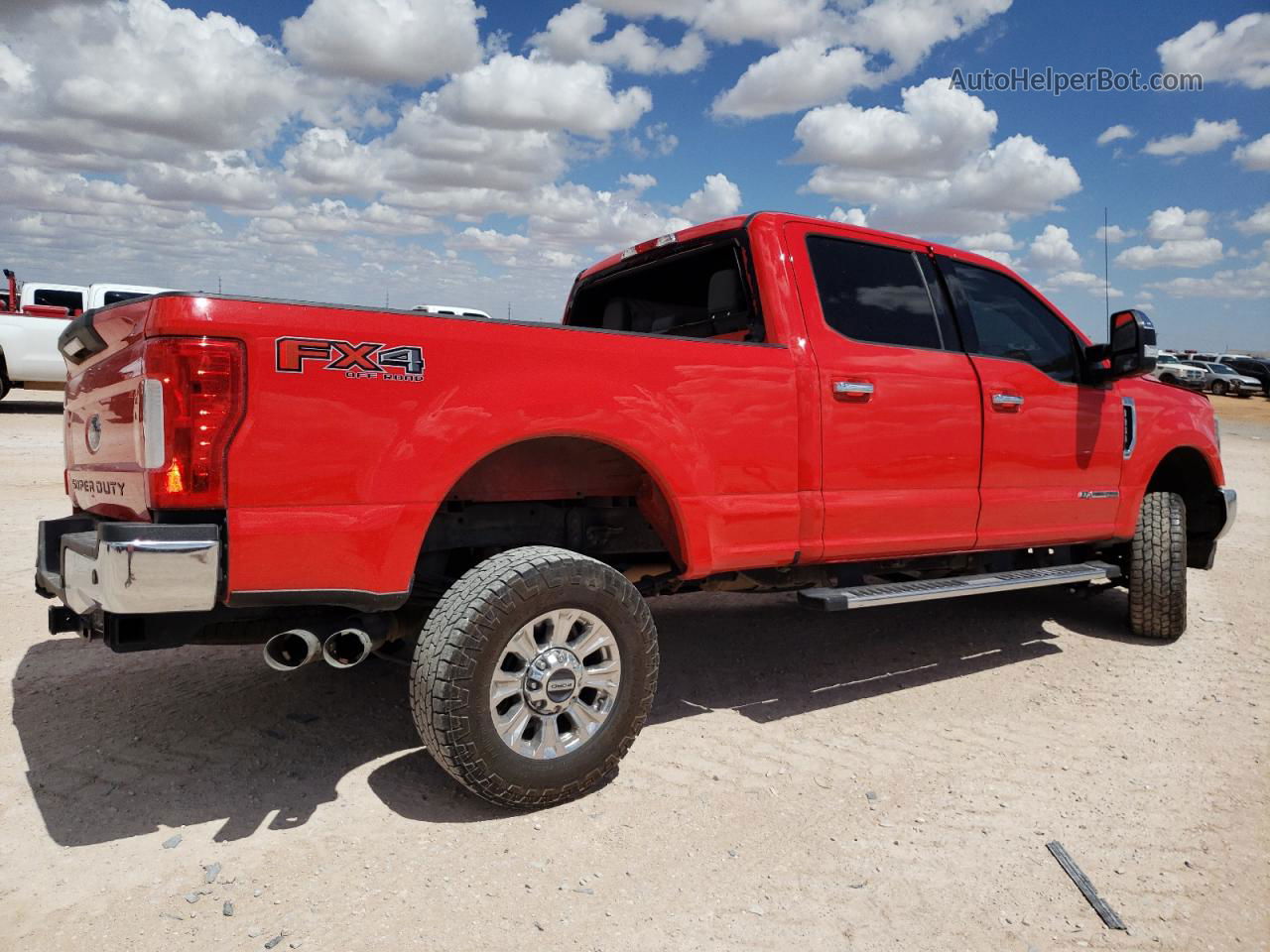 2018 Ford F250 Super Duty Red vin: 1FT7W2BT8JEC24458