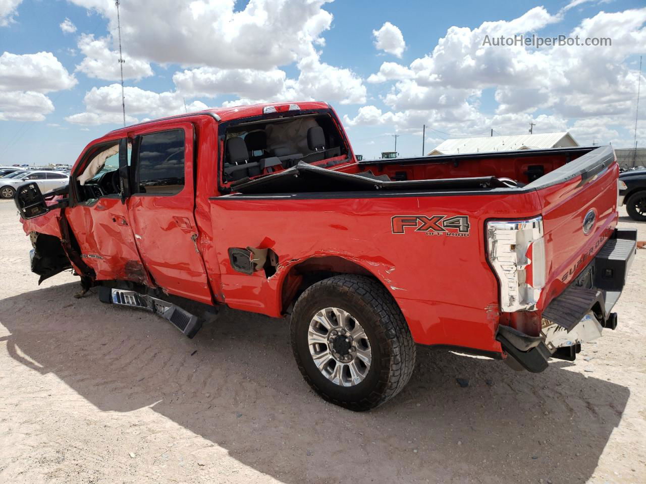 2018 Ford F250 Super Duty Red vin: 1FT7W2BT8JEC24458