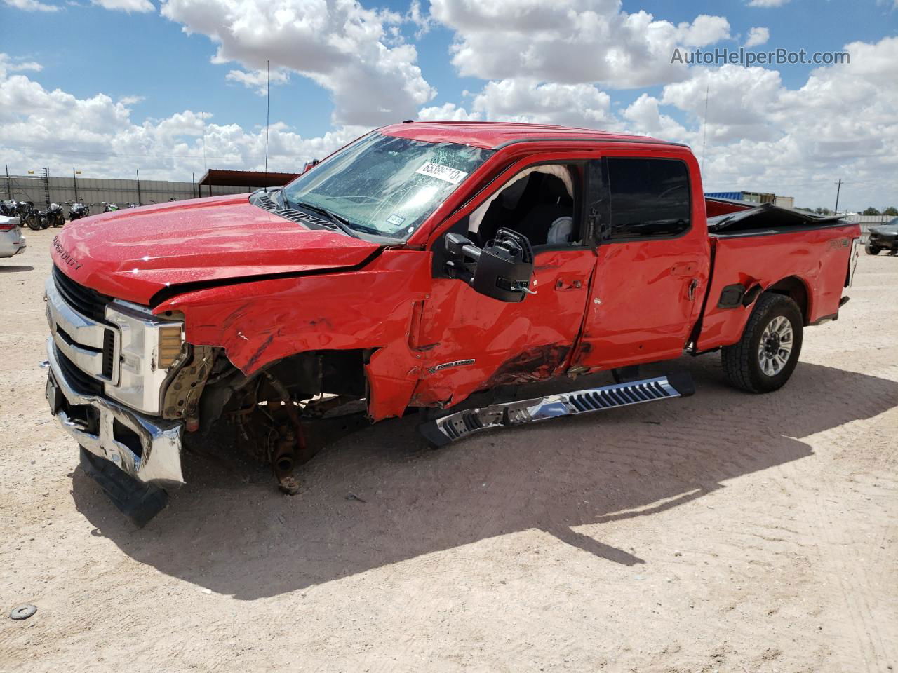 2018 Ford F250 Super Duty Red vin: 1FT7W2BT8JEC24458