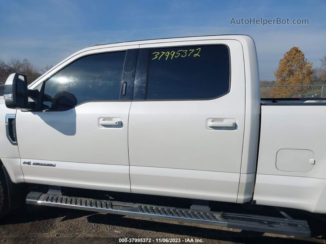 2018 Ford F-250 Lariat White vin: 1FT7W2BT8JEC37047