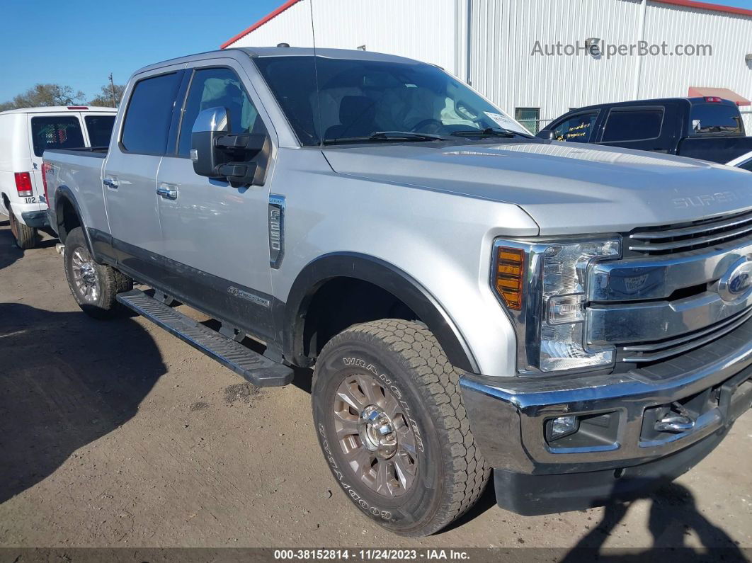 2018 Ford F-250 Lariat Silver vin: 1FT7W2BT8JEC77354