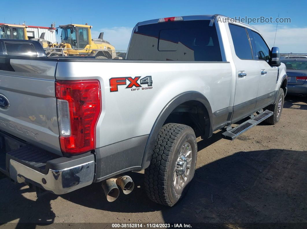 2018 Ford F-250 Lariat Silver vin: 1FT7W2BT8JEC77354