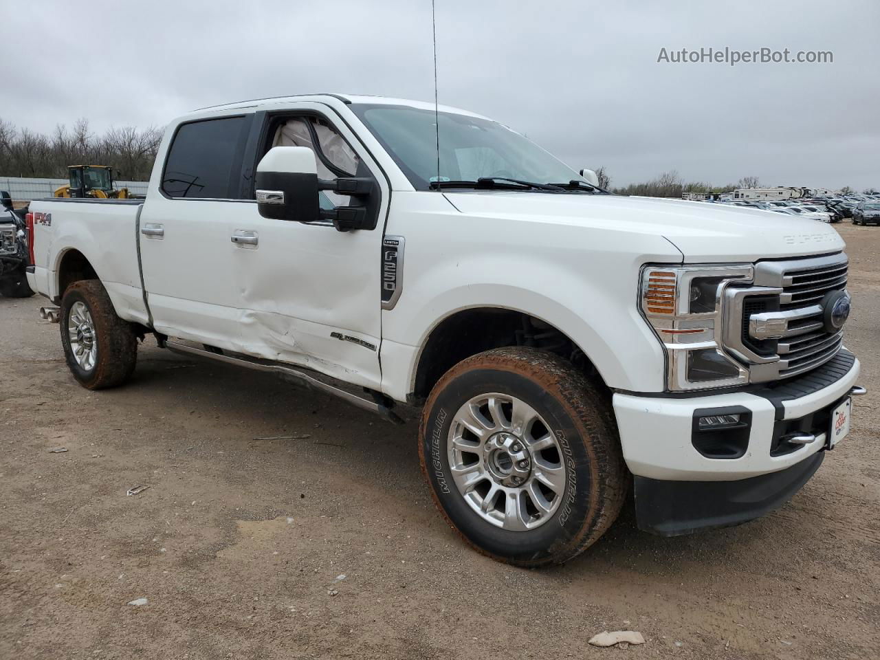 2020 Ford F250 Super Duty White vin: 1FT7W2BT8LEC26620