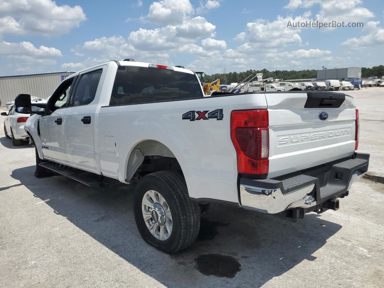 2020 Ford F250 Super Duty White vin: 1FT7W2BT8LED05348