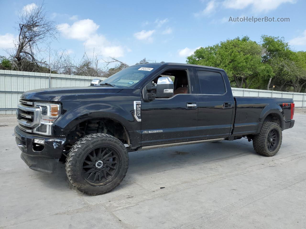 2020 Ford F250 Super Duty Черный vin: 1FT7W2BT8LEE57162