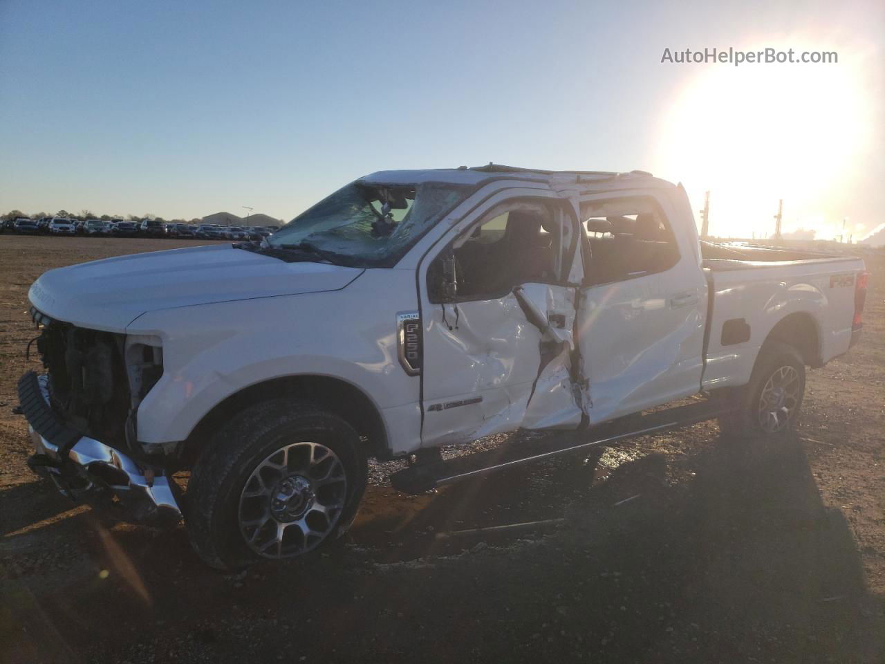 2020 Ford F250 Super Duty White vin: 1FT7W2BT8LEE84426