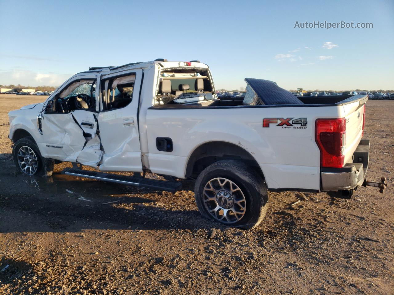 2020 Ford F250 Super Duty White vin: 1FT7W2BT8LEE84426