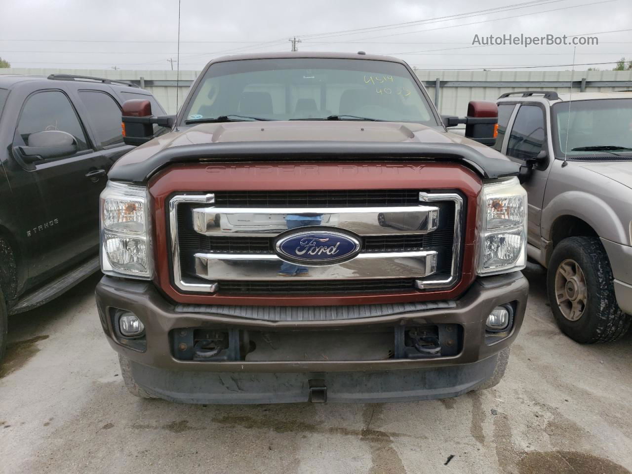 2016 Ford F250 Super Duty Brown vin: 1FT7W2BT9GEA88334