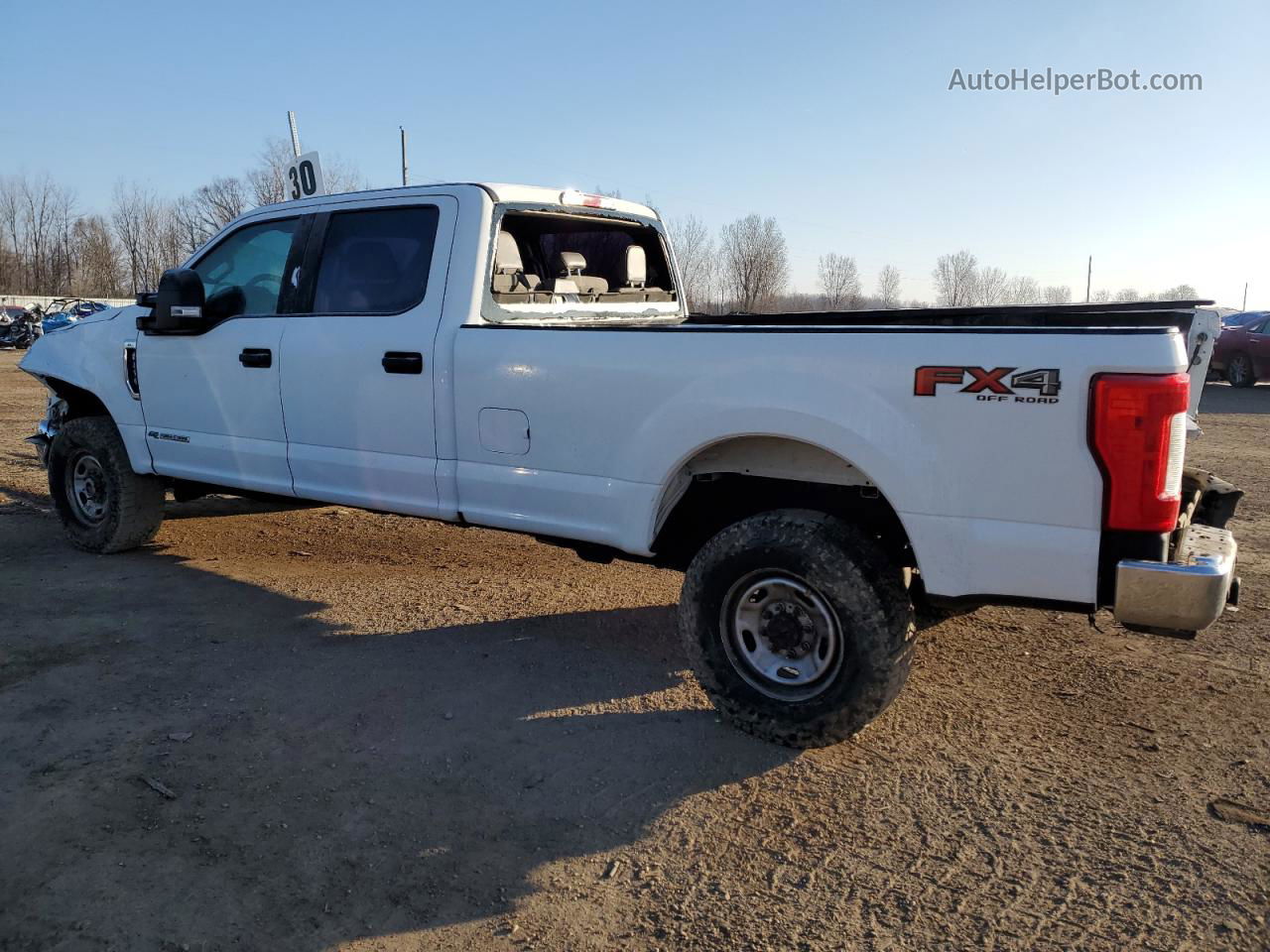 2018 Ford F250 Super Duty Белый vin: 1FT7W2BT9JEB40035