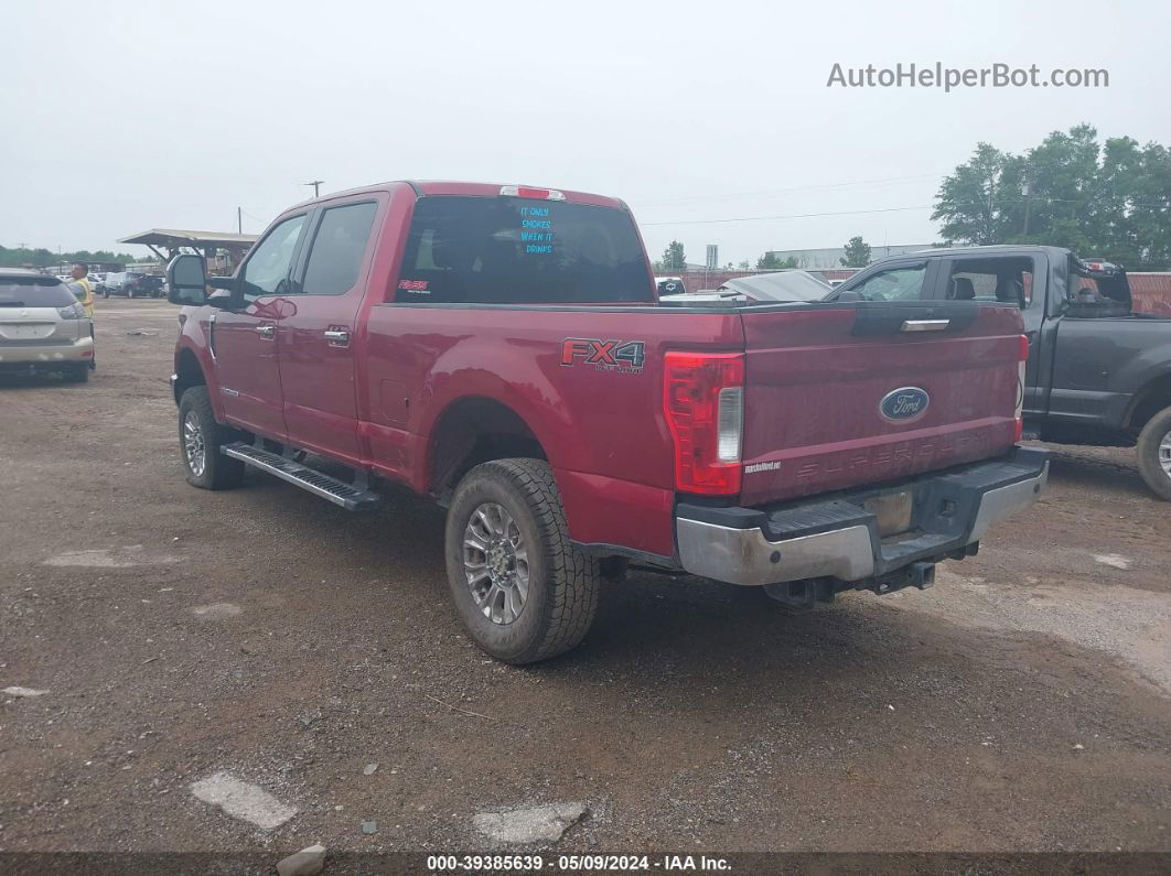 2018 Ford F-250 Xlt Red vin: 1FT7W2BT9JEC89951