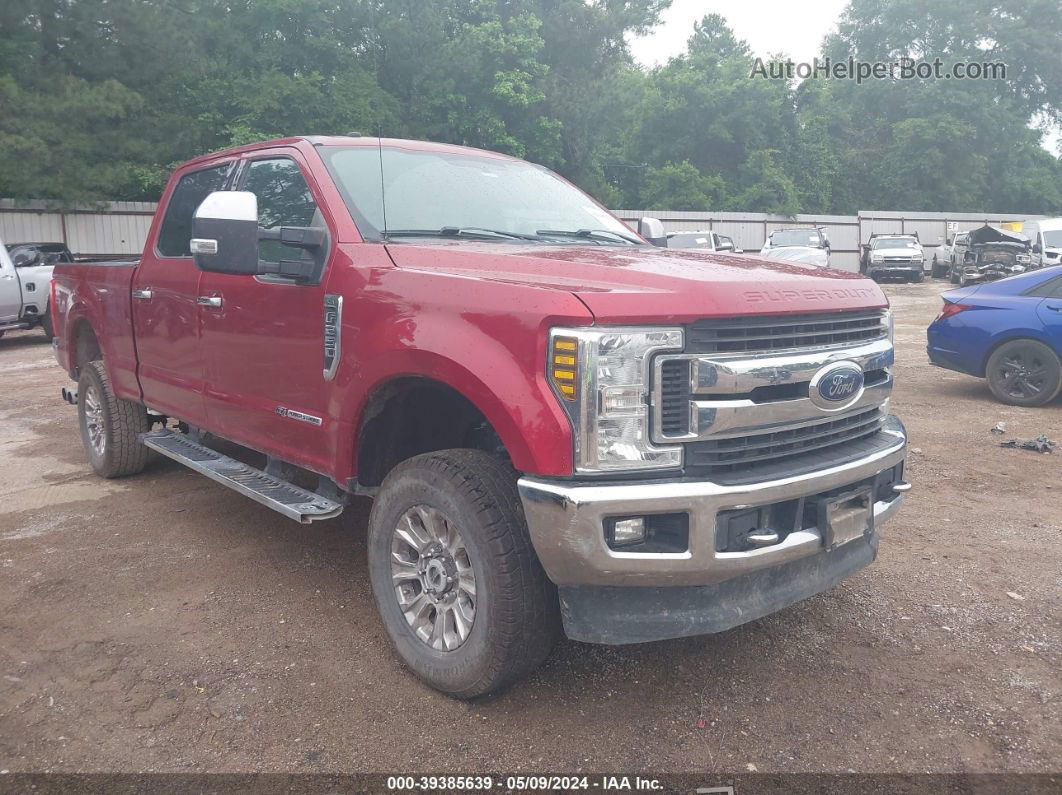 2018 Ford F-250 Xlt Red vin: 1FT7W2BT9JEC89951