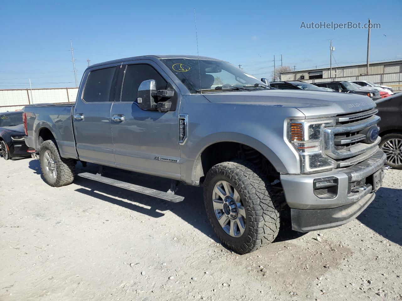 2020 Ford F250 Super Duty Silver vin: 1FT7W2BT9LEC87149