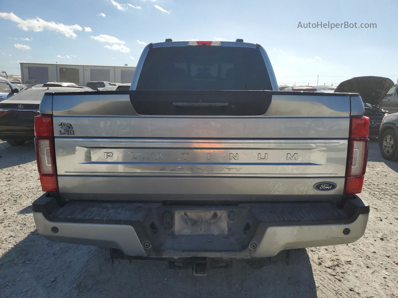 2020 Ford F250 Super Duty Silver vin: 1FT7W2BT9LEC87149