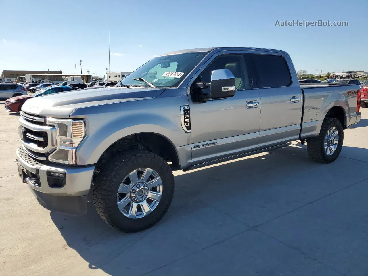 2020 Ford F250 Super Duty Silver vin: 1FT7W2BT9LEC87149