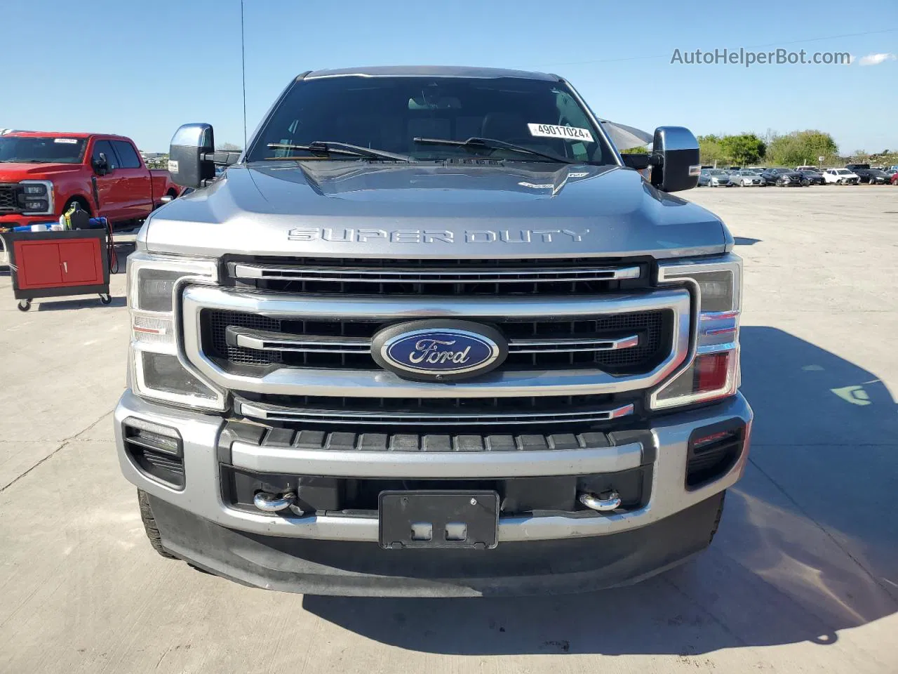 2020 Ford F250 Super Duty Серебряный vin: 1FT7W2BT9LEC87149