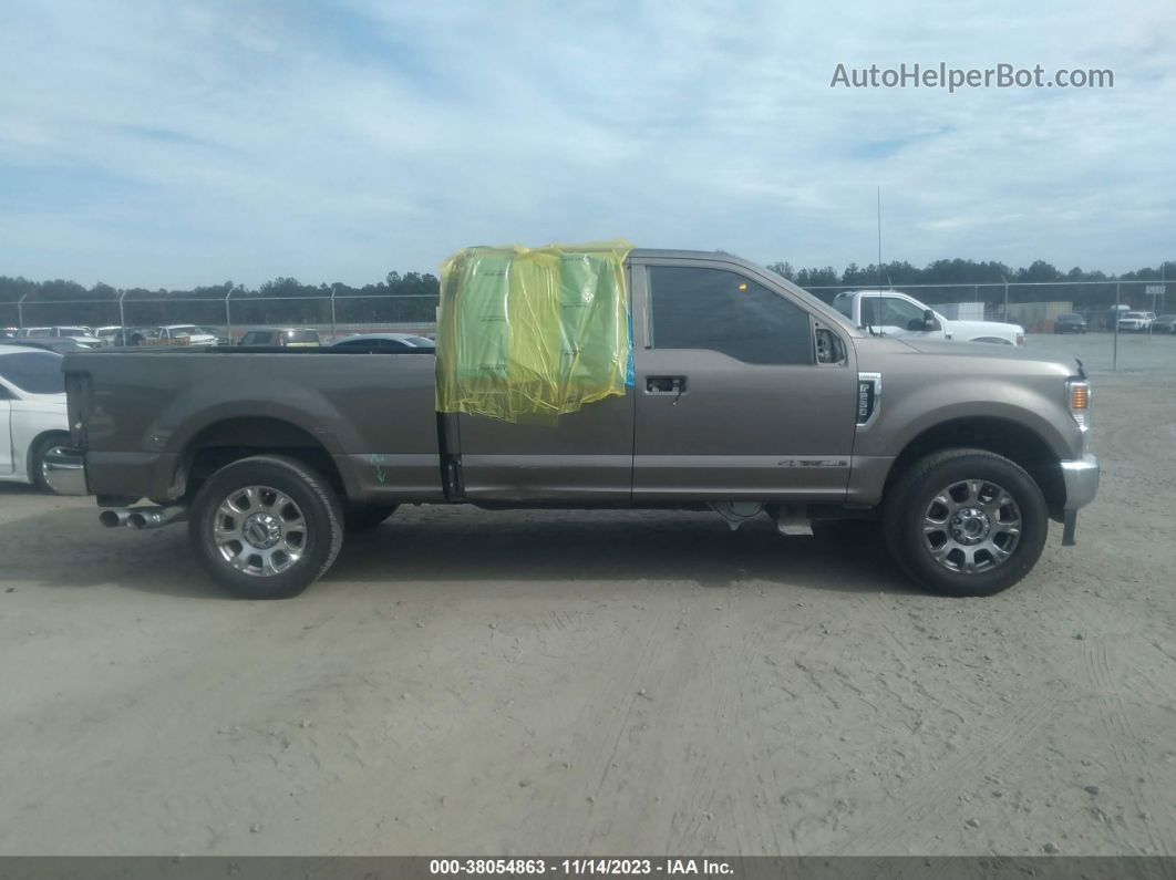 2020 Ford F-250 Lariat Brown vin: 1FT7W2BT9LEC97227