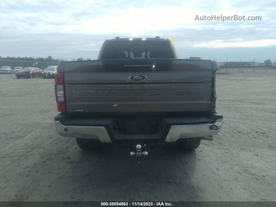 2020 Ford F-250 Lariat Brown vin: 1FT7W2BT9LEC97227