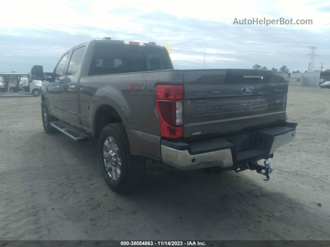 2020 Ford F-250 Lariat Brown vin: 1FT7W2BT9LEC97227