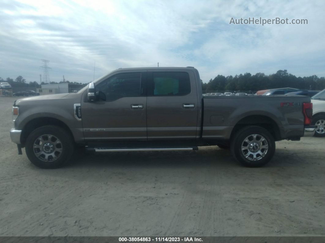 2020 Ford F-250 Lariat Brown vin: 1FT7W2BT9LEC97227