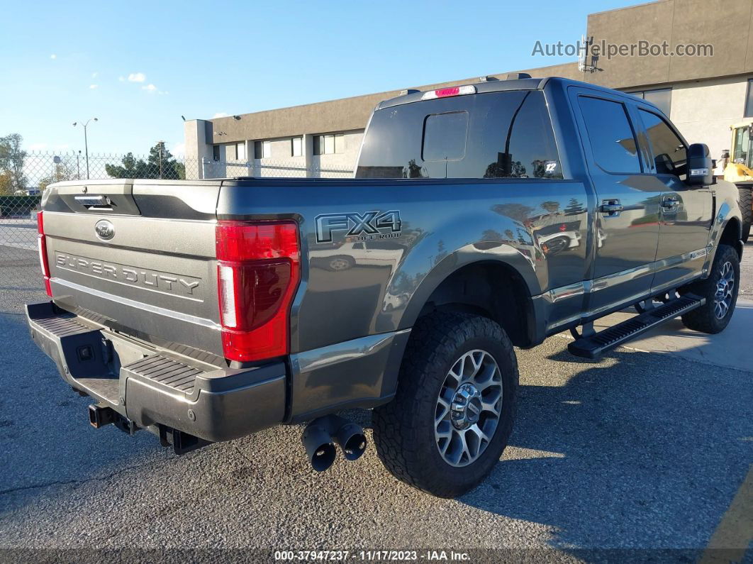 2020 Ford F-250 Lariat Gray vin: 1FT7W2BT9LED17301