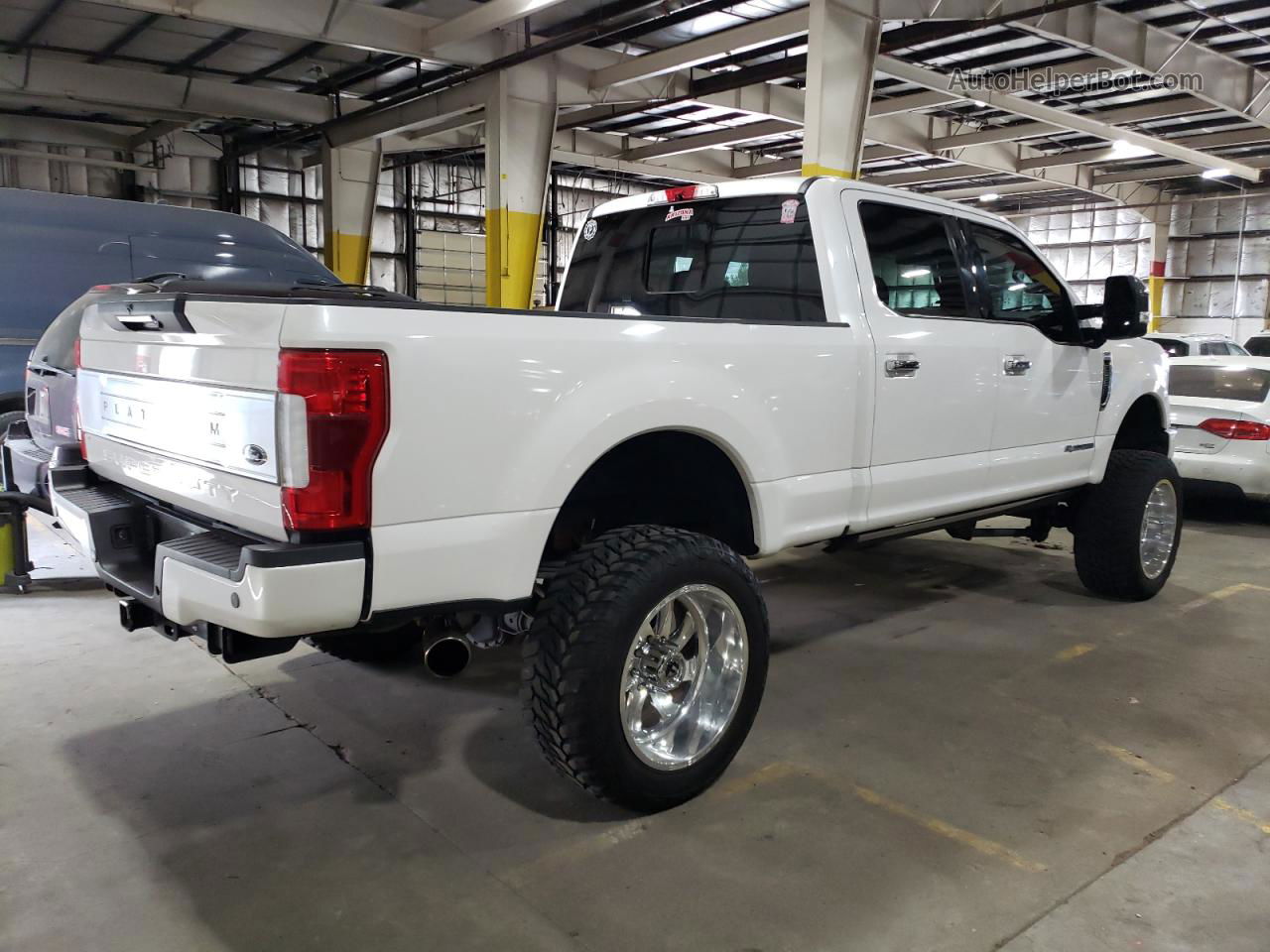 2018 Ford F250 Super Duty White vin: 1FT7W2BTXJEB86327