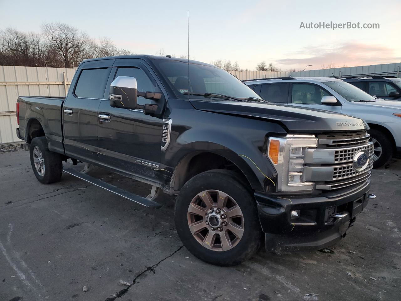 2018 Ford F250 Super Duty Черный vin: 1FT7W2BTXJEC15065