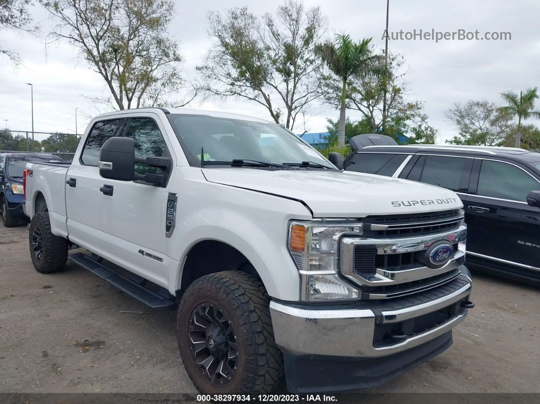 2020 Ford F-250 Xlt White vin: 1FT7W2BTXLEC23346